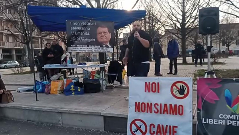 Gaetano Rotondo - Presidente Comitato Liberi Pensatori - Luc Montagnier VS Draghi - Cinisello B. 20/02/2022